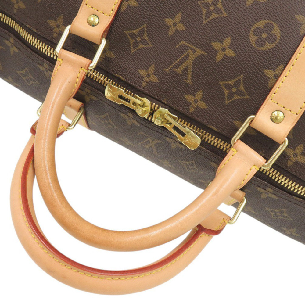 LOUIS VUITTON Brown Monogram Keepall 60 Boston Bag - Picture 6 of 10